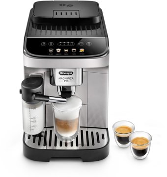 DE-LONGHI ECAM290.61.SB Magnifica Evo automata kávéfőző tejtartállyal, fekete-ezüst