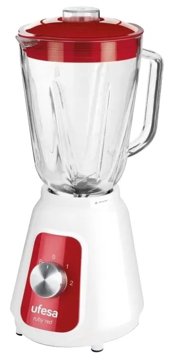 UFESA BS4717 Ruby Red turmixgép 1500 W-os motorral és üvegkancsóval