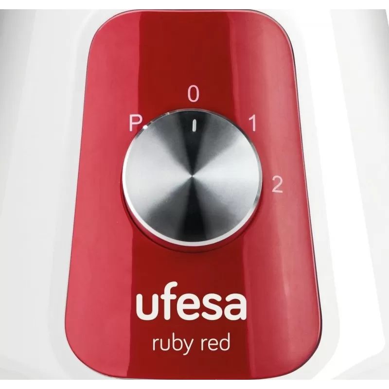 UFESA BS4717 Ruby Red turmixgép 1500 W-os motorral és üvegkancsóval – 3. kép