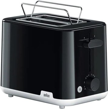 BRAUN HT1010BK kenyérpirító 8 pirítási fokozattal és zsemlemelegítővel