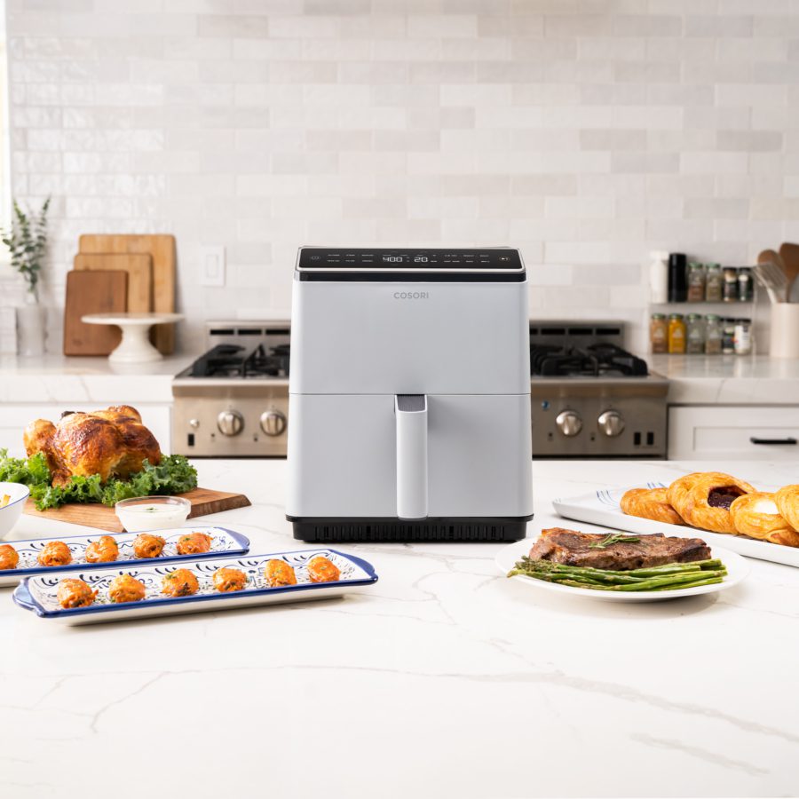 COSORI CAF-P583S-AEUR Dual Blaze 6,4 literes forrólevegős sütő, világosszürke – 11. kép