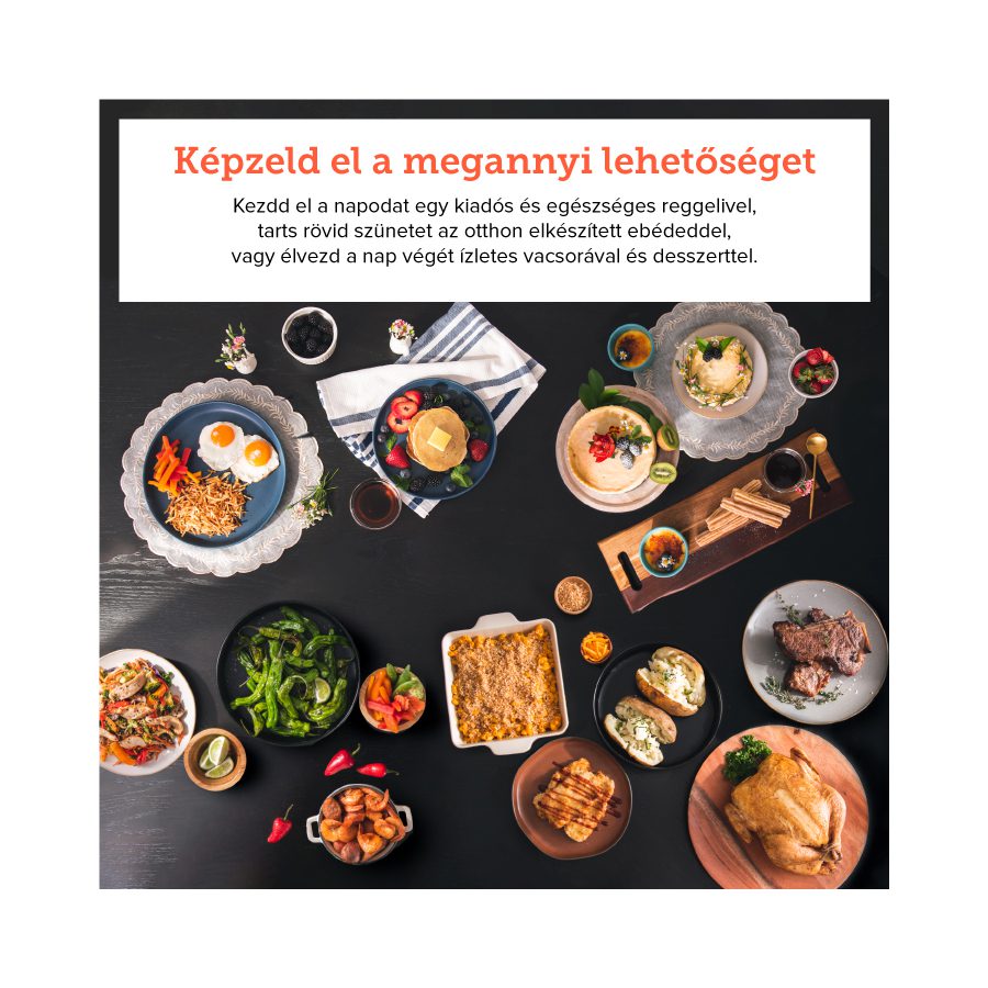 COSORI CAF-P583S-AEUR Dual Blaze 6,4 literes forrólevegős sütő, világosszürke – 14. kép