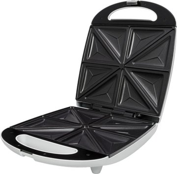 SENCOR SSM 8700WH fehér szendvicssütő 8 háromszög alakú szendvicshez
