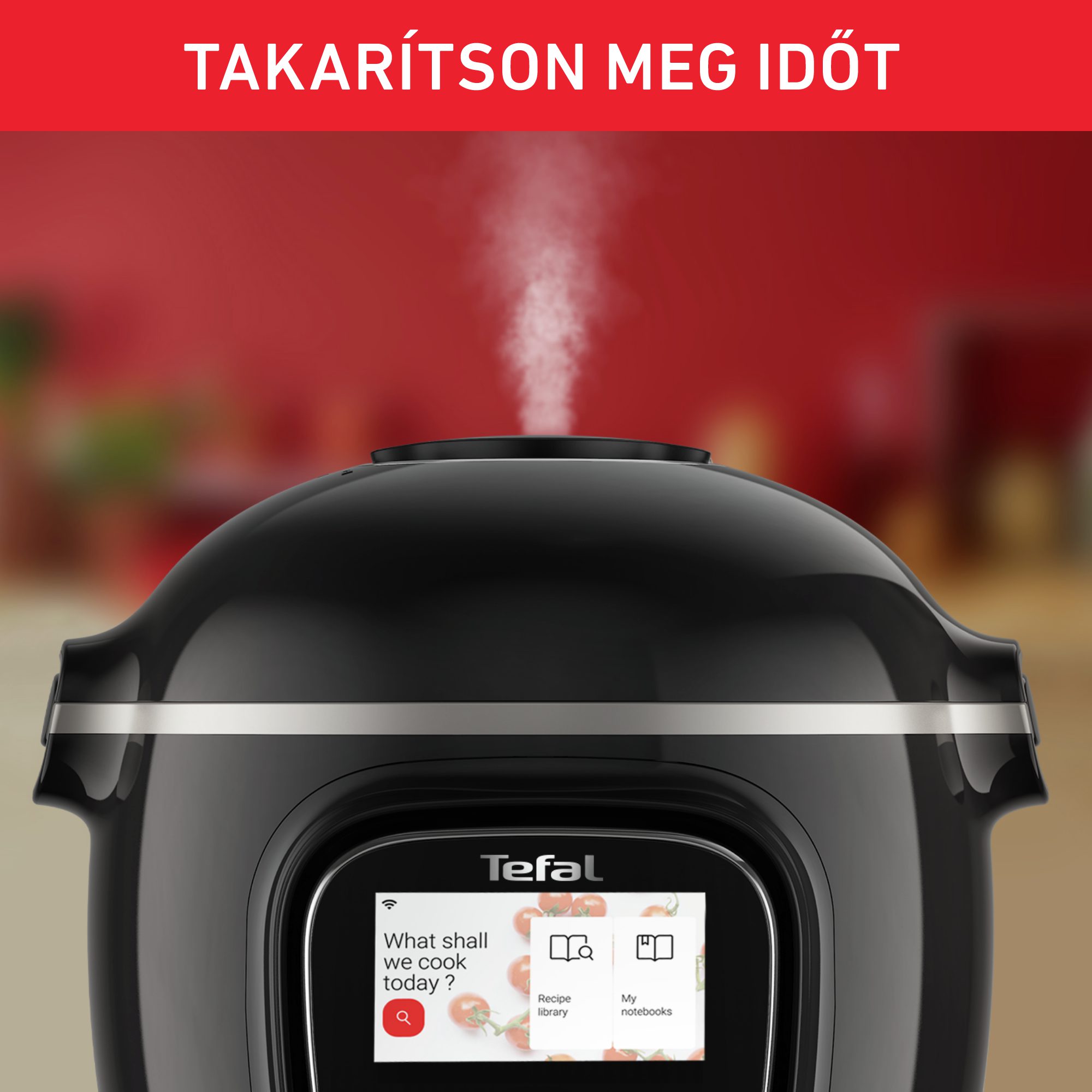 TEFAL CY912831 Cook4me+ Connect Touch elektromos gyorsfőző kukta WiFi-kapcsolattal – 14. kép