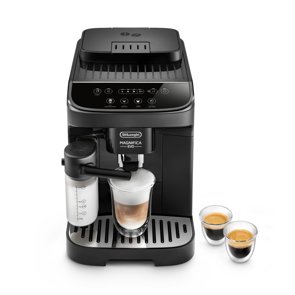 DE-LONGHI Magnifica Evo ECAM290.51.B automata kávéfőző tejtartállyal, fekete – 3. kép