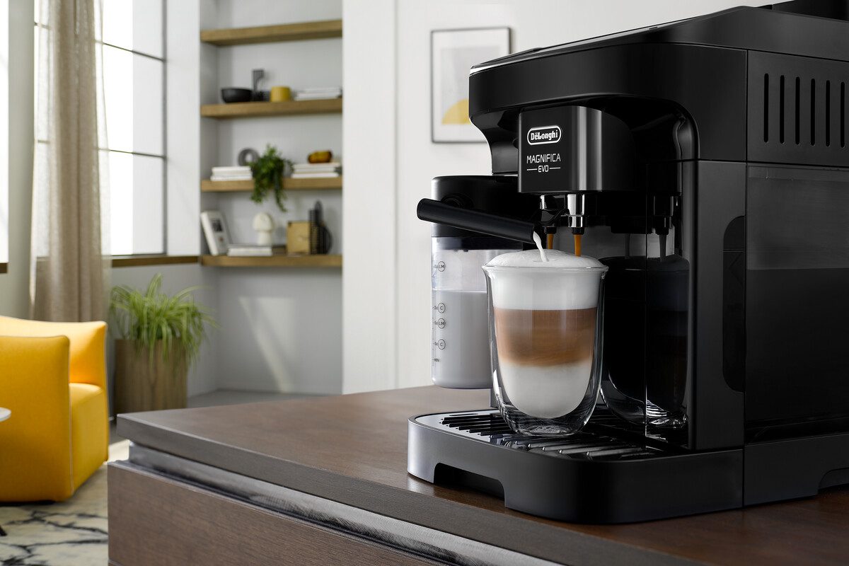 DE-LONGHI Magnifica Evo ECAM290.51.B automata kávéfőző tejtartállyal, fekete – 8. kép
