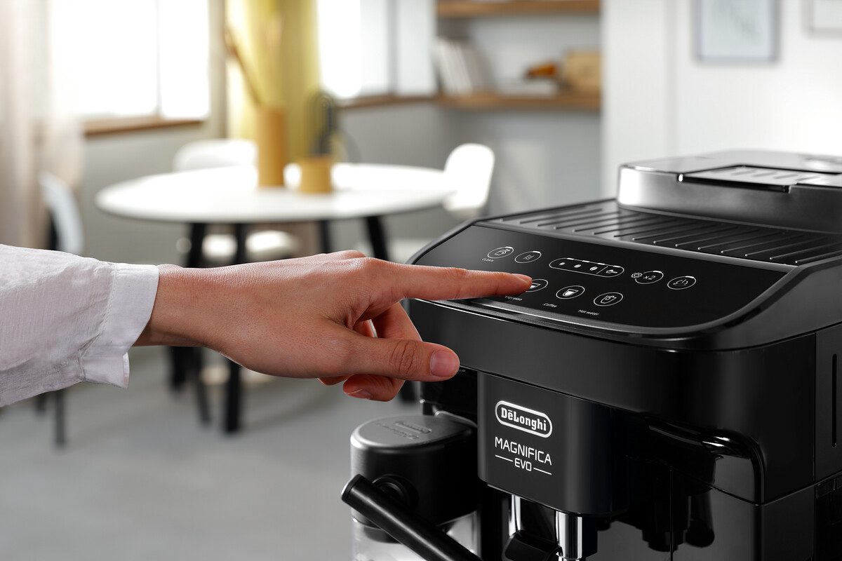 DE-LONGHI Magnifica Evo ECAM290.51.B automata kávéfőző tejtartállyal, fekete – 11. kép