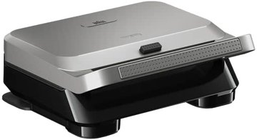 BRAUN SM5005 szendvics- és gofrisütő cserélhető lapokkal, 800 W, ezüst/fekete