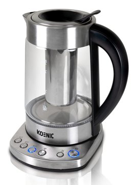 KOENIC KTM 221723 M teafőző, 2200 W, 1,7 literes üvegkannával