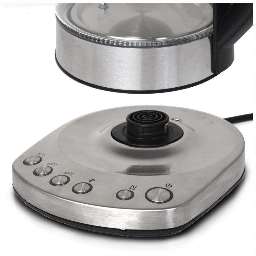 KOENIC KTM 221723 M teafőző, 2200 W, 1,7 literes üvegkannával – 3. kép