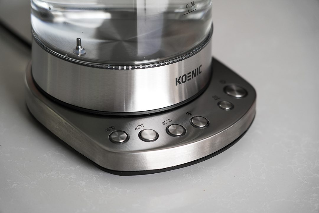 KOENIC KTM 221723 M teafőző, 2200 W, 1,7 literes üvegkannával – 9. kép