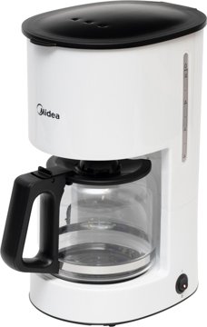 MIDEA MA-D1502AW filteres kávéfőző, 1000 W, 1,25 liter, fehér