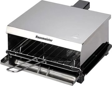HAUSMEISTER HM 8812 retro grill szendvicssütő, 800 W, ezüst