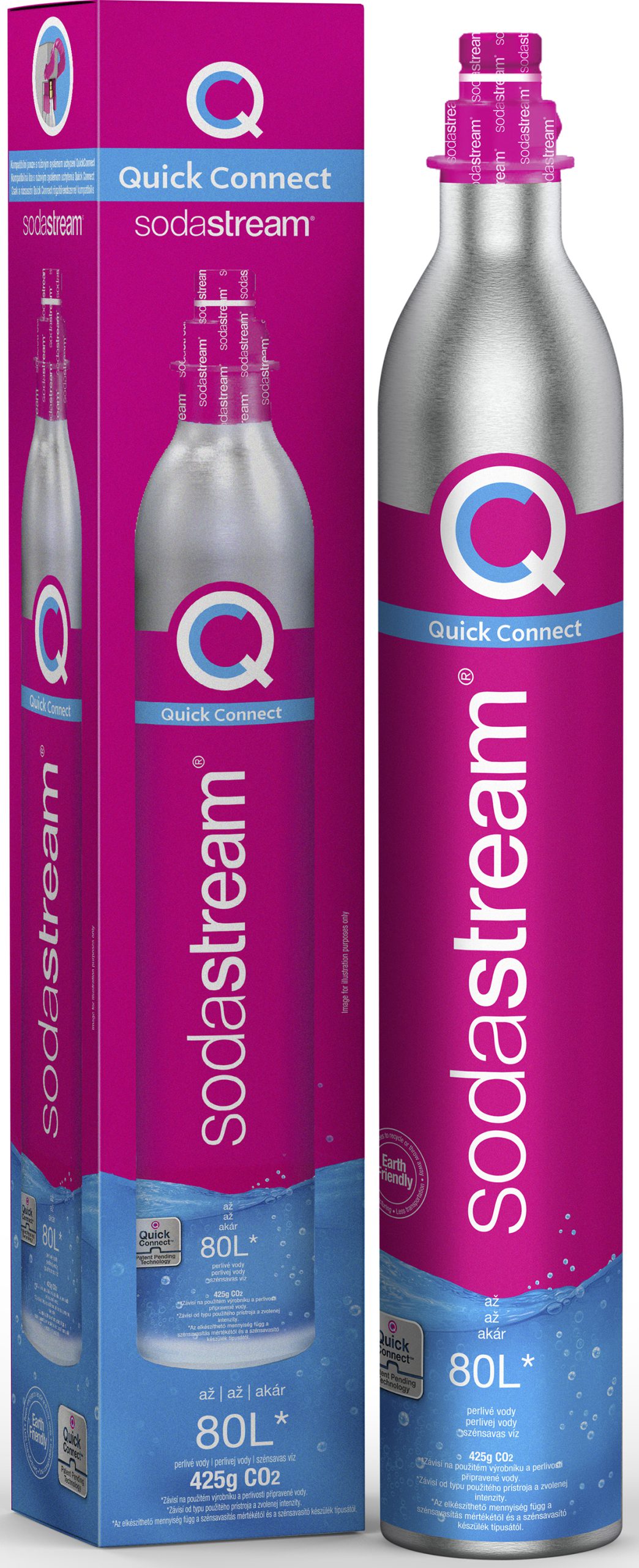 SODA STREAM 42004920 CY CQC tartalék Quick Connect CO₂-gázpatron – 5. kép