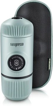 WACACO WNANO-AB+C Nanopresso jégkék hordozható kávéfőző kemény védőtokkal