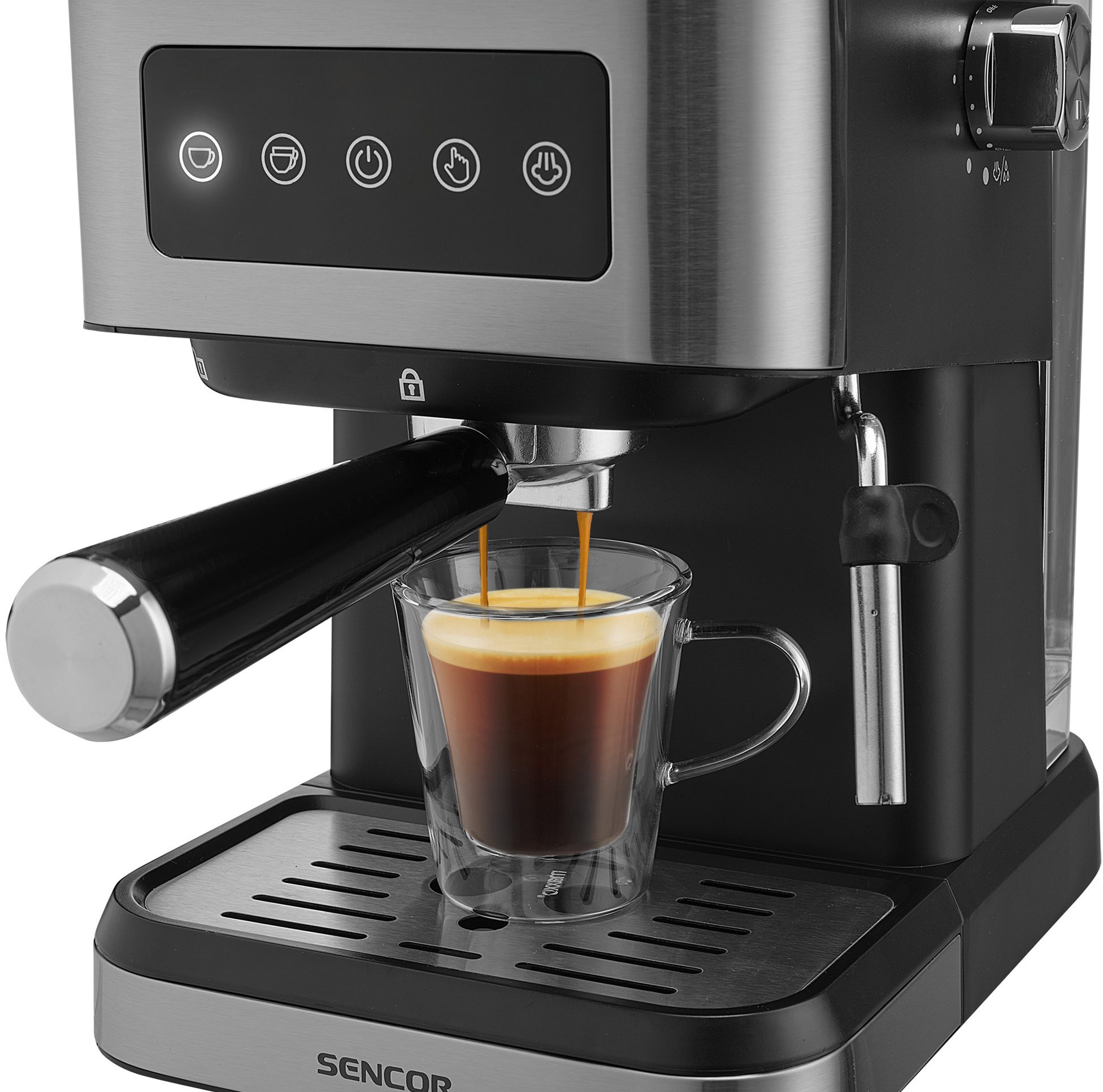 SENCOR SES 4020SS eszpresszó kávéfőző 20 bar nyomással – 7. kép