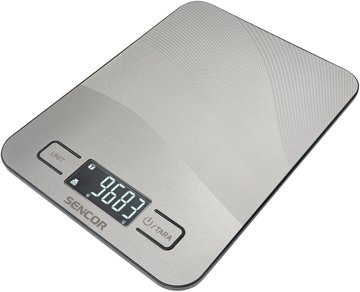 SENCOR SKS 8080 intelligens konyhai mérleg Bluetooth-kapcsolattal, szürke