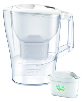 BRITA Aluna Cool vízszűrő kancsó MAXTRA PRO szűrőpatronnal, 2,4 l, fehér (BR1052801)