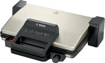 BOSCH TCG3302 3 az 1-ben kontaktgrill 2000 W teljesítménnyel, ezüst