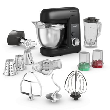 TEFAL QB525838 Bake Partner fekete konyhai robotgép 1100 W teljesítménnyel