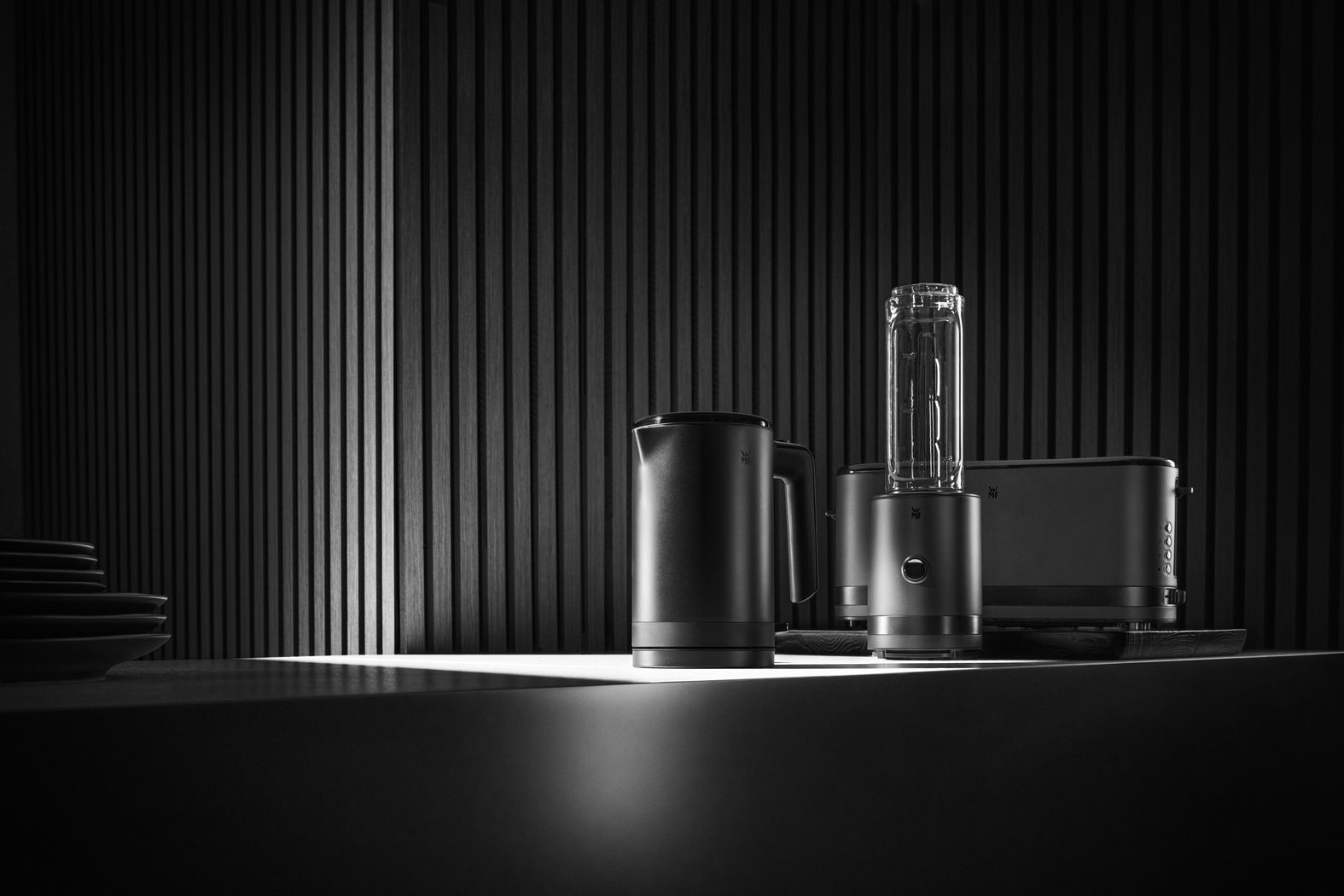 WMF KITCHENminis® 0,8 l-es fekete vízforraló – 7. kép