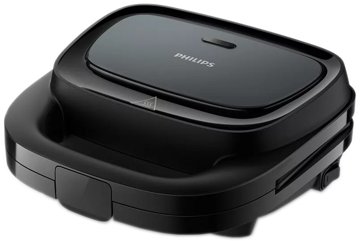 PHILIPS 3000 HD2330/90 750 W-os fekete szendvicssütő