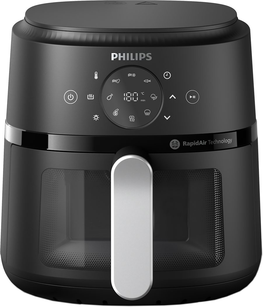 PHILIPS 2000 Series NA211/00 3,2 literes, betekintő ablakos forrólevegős sütő – 2. kép