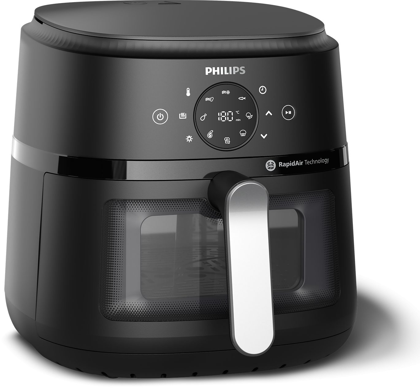 PHILIPS 2000 Series NA231/00 betekintő ablakos forrólevegős sütő, 6,2 l – 2. kép