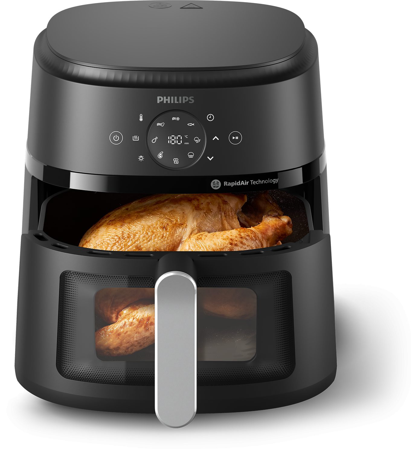 PHILIPS 2000 Series NA231/00 betekintő ablakos forrólevegős sütő, 6,2 l – 3. kép