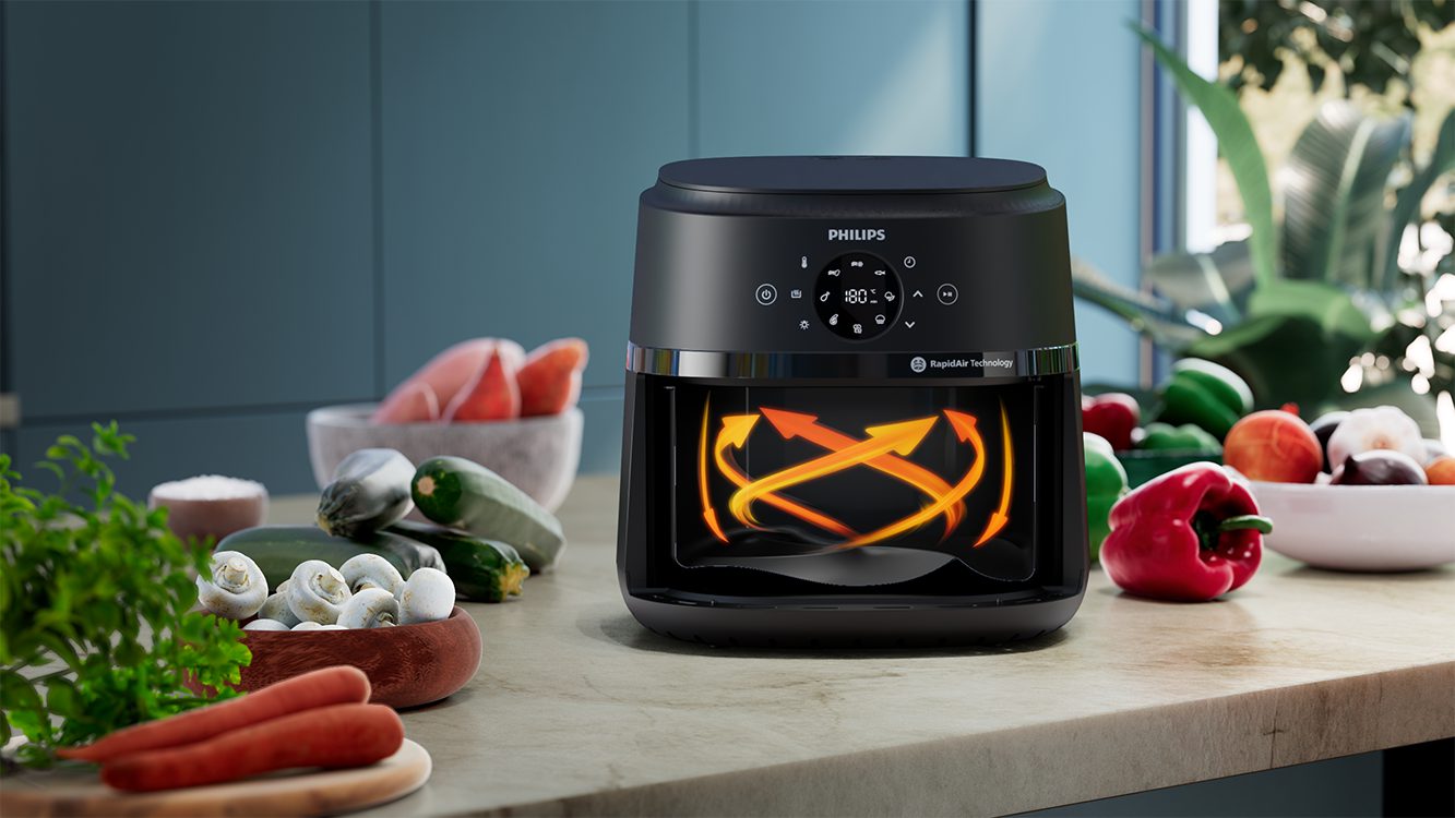 PHILIPS 2000 Series NA231/00 betekintő ablakos forrólevegős sütő, 6,2 l – 7. kép