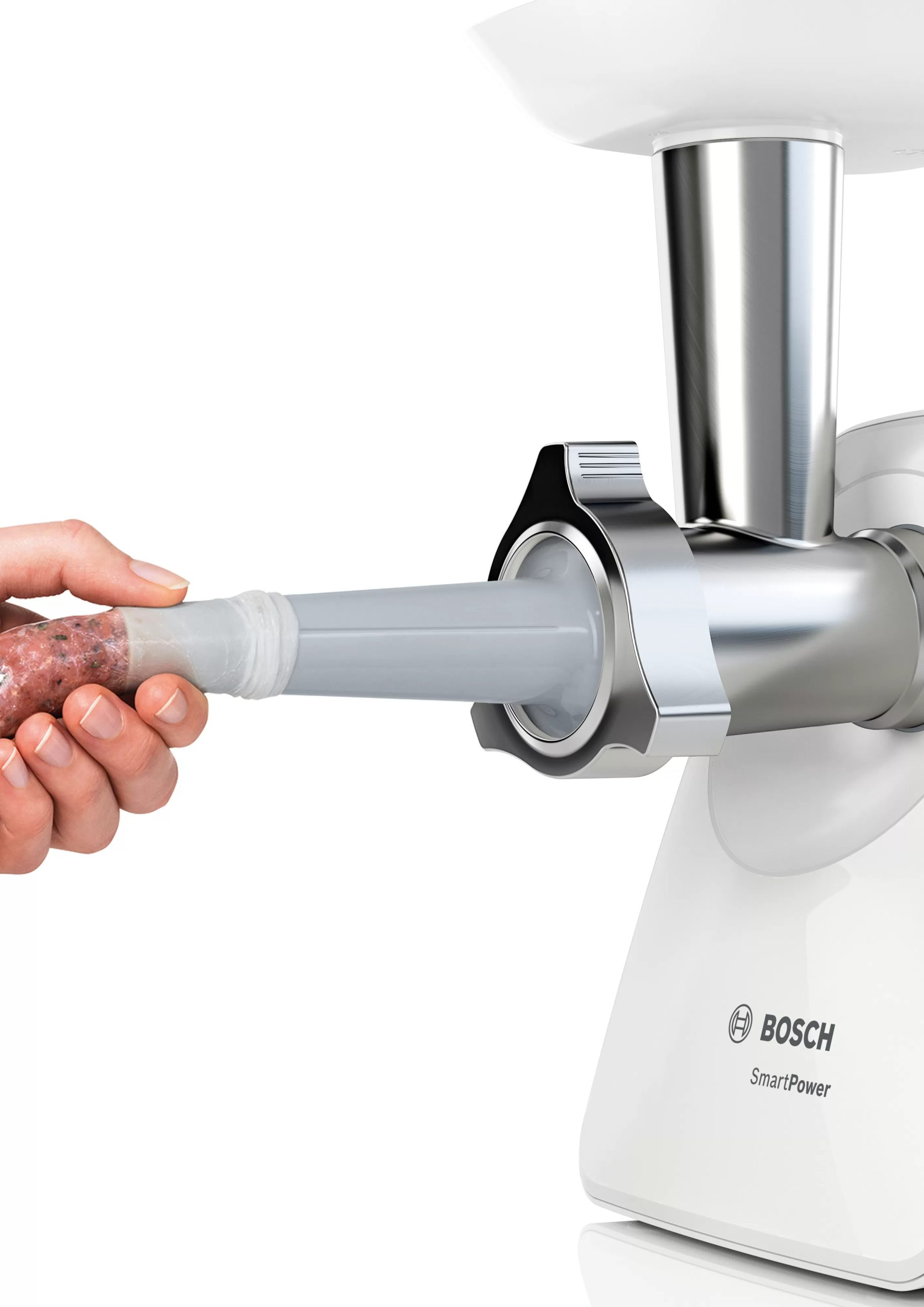 BOSCH MFW2520W húsdaráló 1500 W-os teljesítménnyel, kolbász- és kebbekészítővel – 8. kép