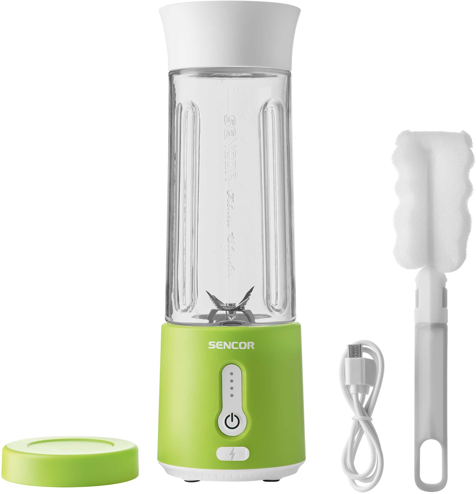 SENCOR SBL 131GR hordozható smoothie maker, 500 ml, zöld – 4. kép