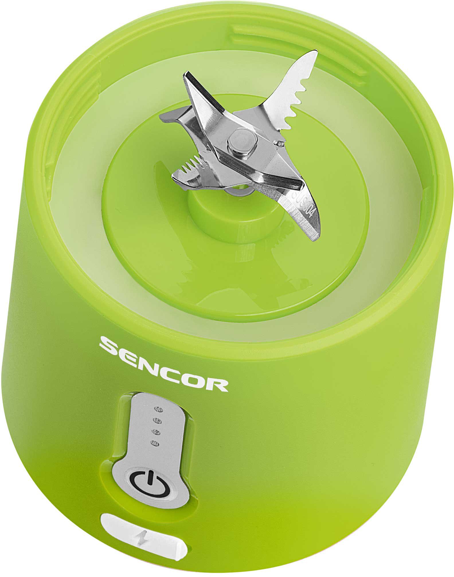 SENCOR SBL 131GR hordozható smoothie maker, 500 ml, zöld – 5. kép