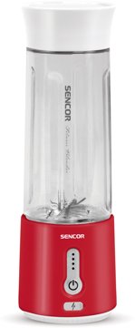 SENCOR SBL 134RD hordozható smoothie maker, 500 ml, piros