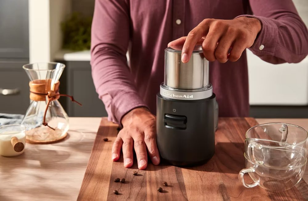 KITCHENAID 5KBGR100BM vezeték nélküli kávédaráló akkumulátor nélkül, fekete – 4. kép