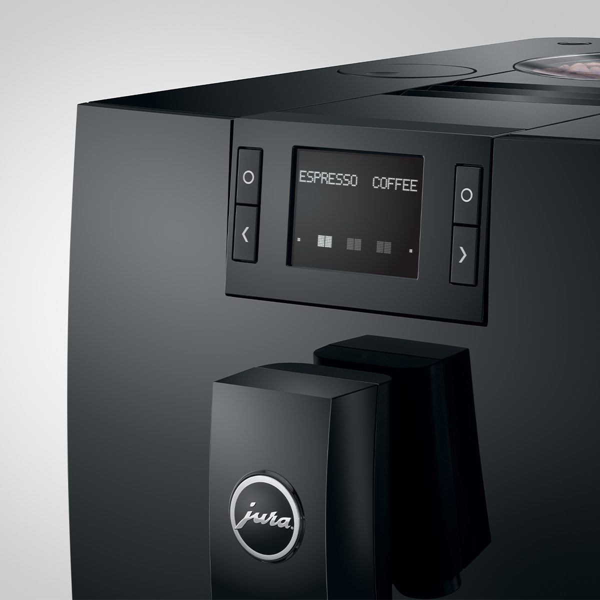 JURA C8 Piano Black (EA) automata kávéfőző Easy Control Panel kezelőfelülettel – 3. kép