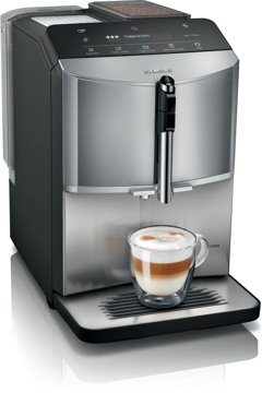 SIEMENS TF305E04 EQ300 automata kávéfőző 15 bar nyomással és tejhabosítóval