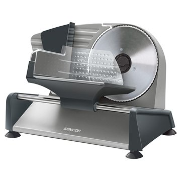 SENCOR SFS 4050SS elektromos szeletelőgép fokozatmentes vastagságállítással