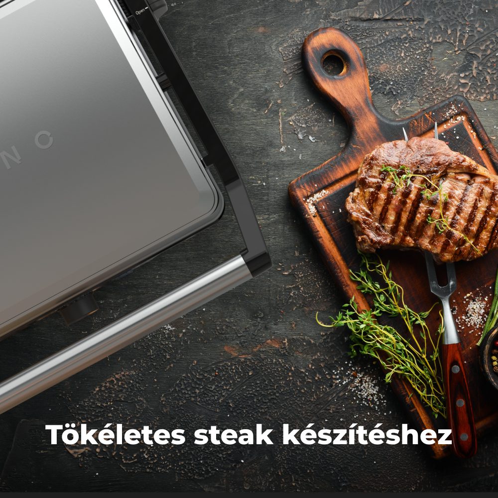 AENO AEG0002 elektromos grill 180°-os nyitással – 6. kép