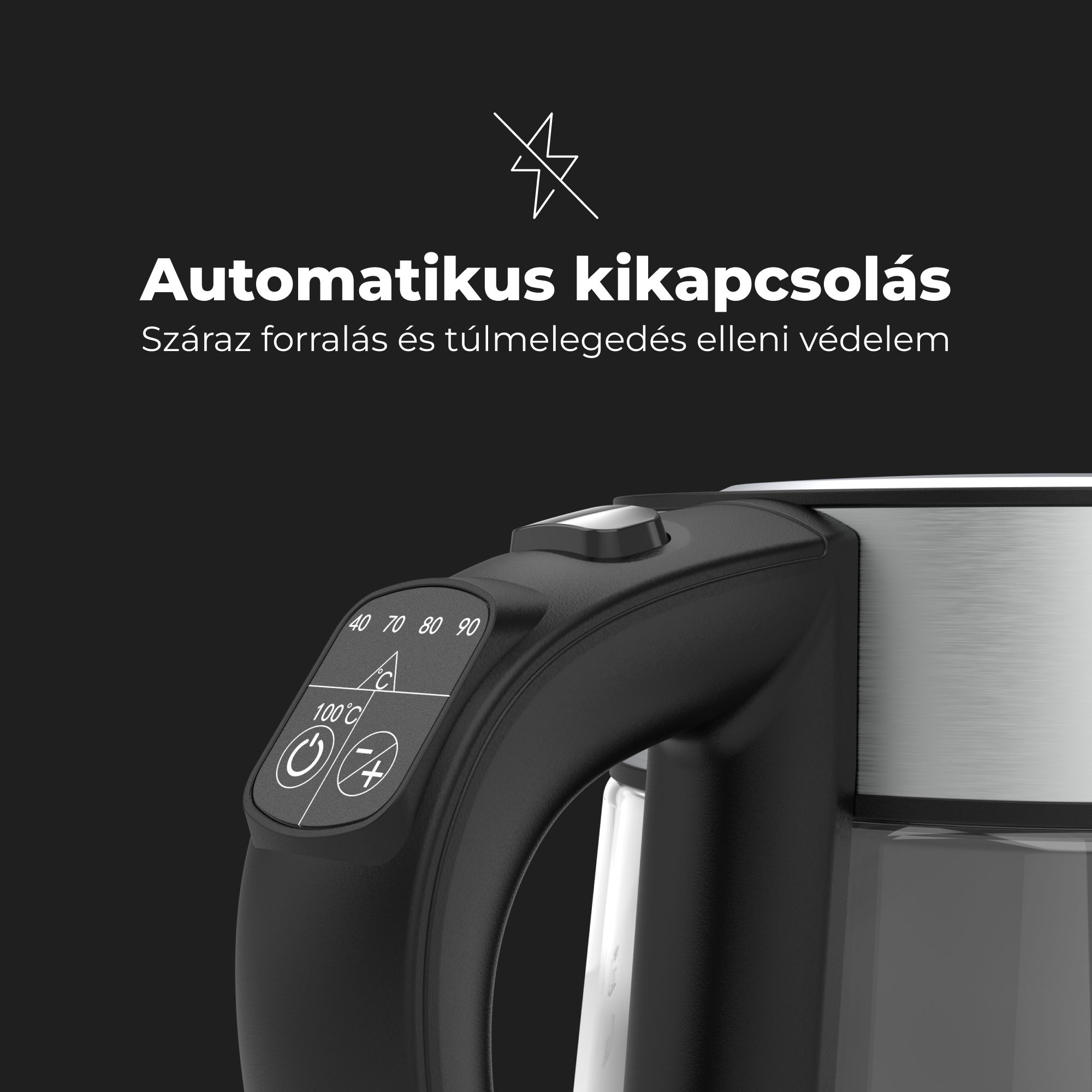 AENO AEK0001S intelligens, hőfokszabályozós elektromos vízforraló – 12. kép