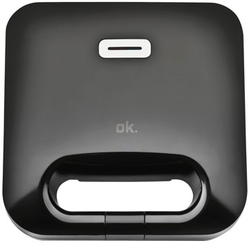 OK. OSM 3211 szendvics-, gofri- és grillsütő cserélhető lapokkal, fekete