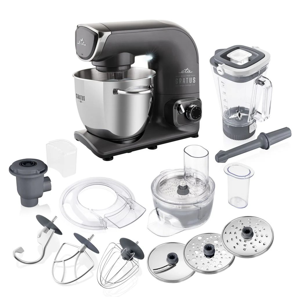 ETA 102890030 Gratus Evo fekete konyhai robotgép 1500 W teljesítménnyel