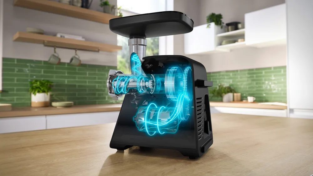 BOSCH MFWS650B MultiPower S6 húsdaráló 2100 W-os motorral és passzírozóval – 3. kép