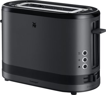 WMF KITCHENminis® egynyílásos fekete kenyérpirító, 600 W
