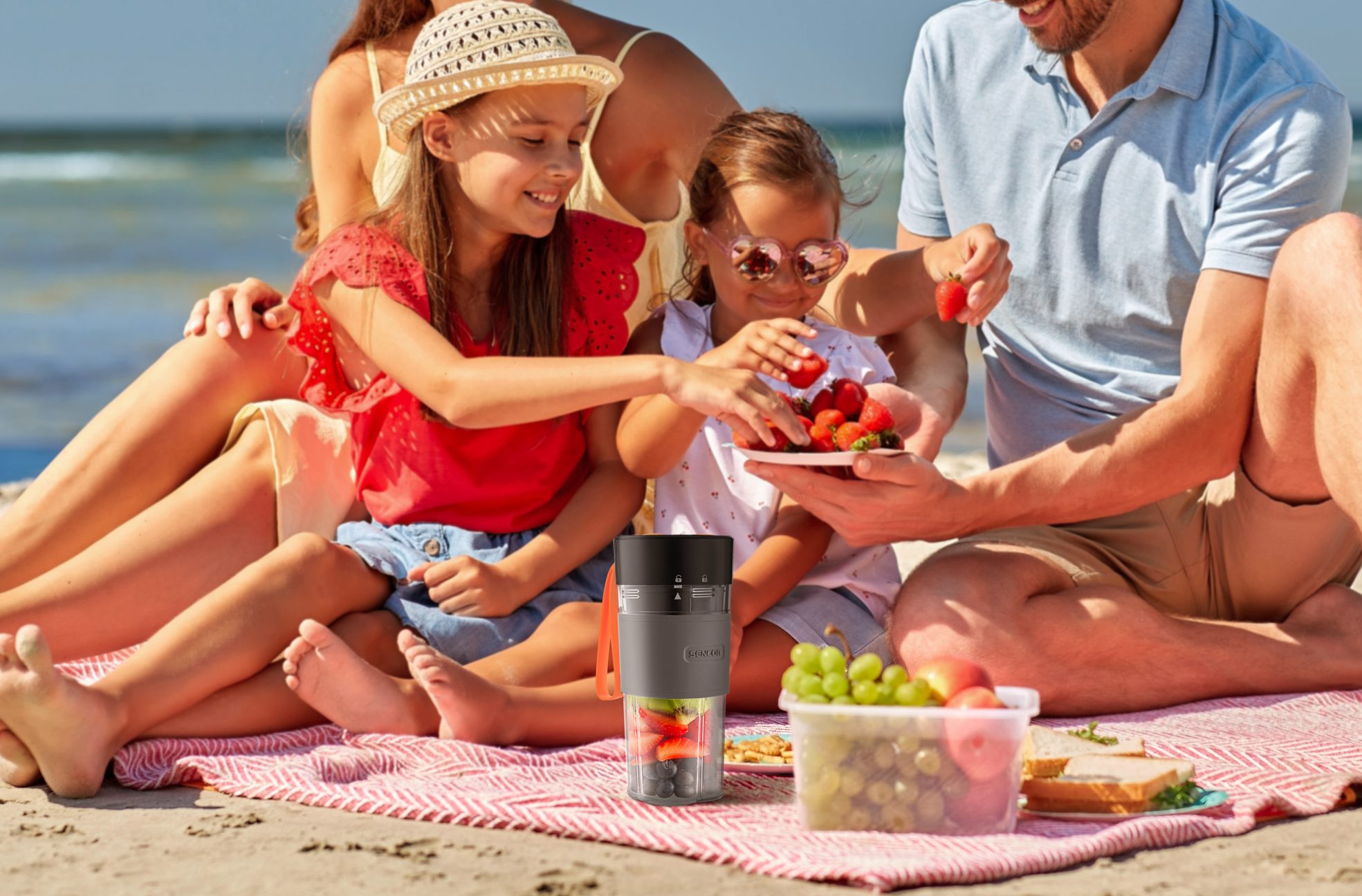 SENCOR SBL 151BK hordozható smoothie maker, 330 ml – 9. kép