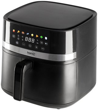 HOME HGAF8 8 literes, 2000 W-os forrólevegős sütő kettős fűtéssel