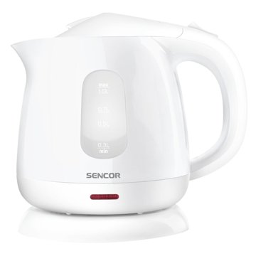 SENCOR SWK 1010WH 1 literes fehér vízforraló rejtett fűtőszállal