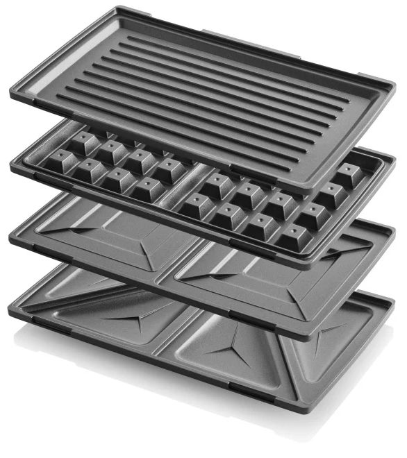 HYUNDAI SM 616 4 az 1-ben szendvics-, gofri- és paninisütő, 700 W – 7. kép