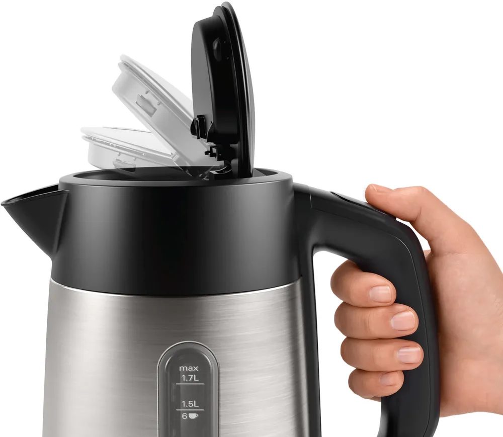 BOSCH TWK4P440 DesignLine nemesacél vízforraló, 2400 W, 1,7 l – 3. kép