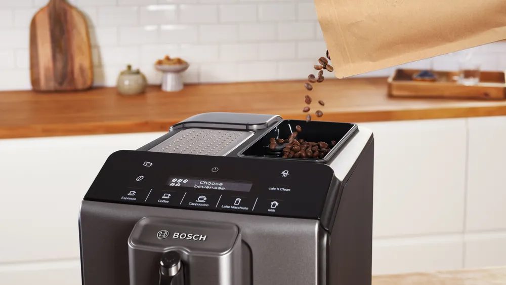 BOSCH TIE20504 automata kávéfőző tejhabosítóval, 15 bar nyomással és 2 csészés funkcióval – 7. kép